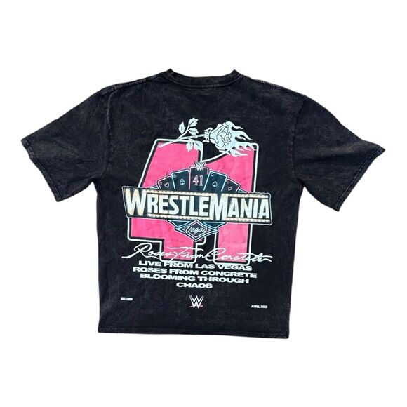 Civil Regime x WWE WrestleMania 41 Las Vegas Graphic T-Shirt 3XL Black - Picture 1 of 5